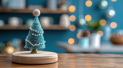 Wall Mural - christmas tree with candles