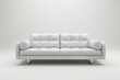 © danin - gray couch and a gray leather seat. Generative AI