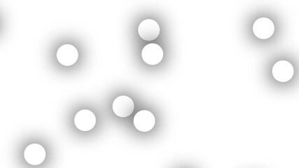 Wall Mural - 3D circles moving and animation minimalist background