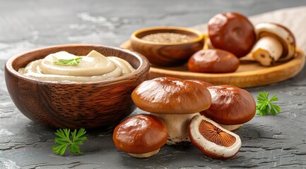 Wall Mural - chestnuts in a bowl