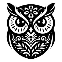 Poster - owl with wings logo