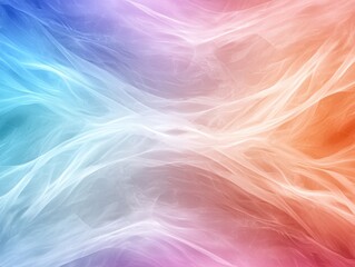 Canvas Print - Vibrant abstract background with flowing shapes and colors