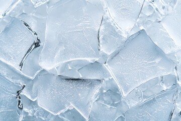 Poster - Shimmering ice cubes