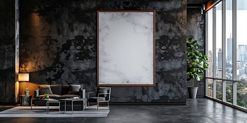 Wall Mural - room with frame