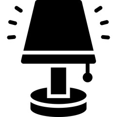 Wall Mural - desk lamp icon