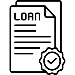 Sticker - Loan Approval Icon