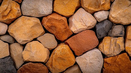 Canvas Print - Texture of rock, mountain surface, detailed pattern Background