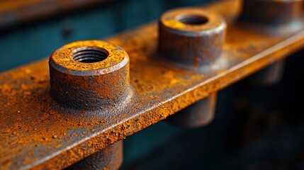 Texture of rusted metal, old machinery, corroded surface Background