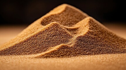 Poster - Texture of sand, desert dunes, fine grains Background