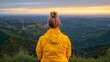 © GenVision - Tour guide with microphone, scenic viewpoint Background