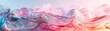 © Ndoomyim - Abstract pastel waves with soft flowing mesh textures