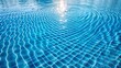 © Ole Studio - Ripple pattern on blue water surface in outdoor pool, caustic, waves, reflections, aqua, swimming pool, sunlight, texture