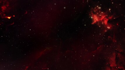 Canvas Print - 4k Star field in space a nebulae and a gas congestion