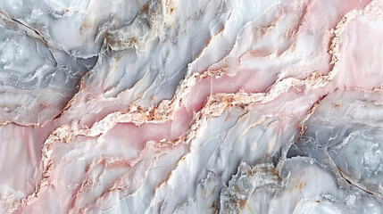 Pink marble stone background with grey texture