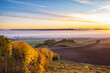 © Lars Johansson - View at a rural landscape with autumn colours in morning light