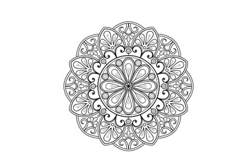 pattern  circle ornate design illustration art