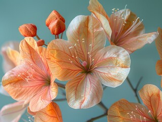 Canvas Print - Delicate Peach Blossom