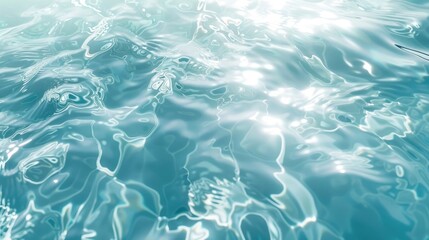 Canvas Print - Rippling Water Background in Pool