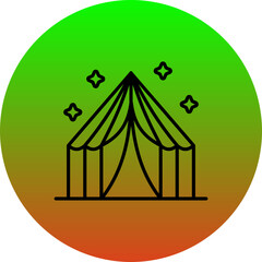 Sticker - Tent Icon