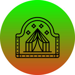 Poster - Tent Icon