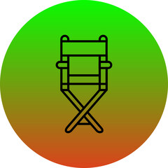 Canvas Print - Director chair Icon