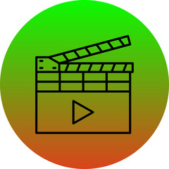 Poster - Clapperboard Icon