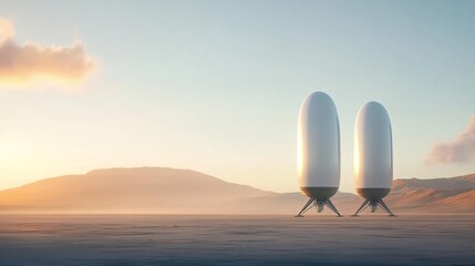 Next-gen atmospheric scrubber array for terraforming.