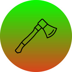 Sticker - Axe tool Icon