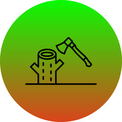 Poster - Tree stump Icon