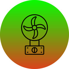 Sticker - Fan Icon