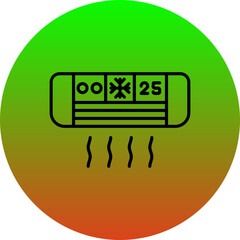 Sticker - Air conditioner Icon