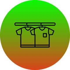 Sticker - Clothes rail Icon