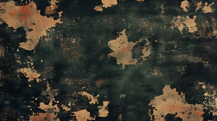 Poster - Artistic Grunge Wall Texture with Distressed Paint