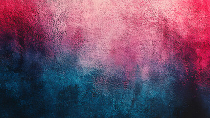 Wall Mural - Grainy noise texture background, abstract red pink cyan blue vibrant color gradient banner, poster cover, backdrop design 