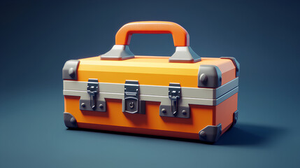 toolbox 3d render icon 