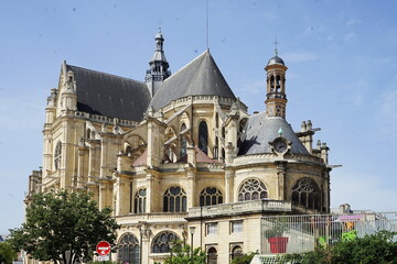 Wall Mural - Church of Saint-Eustache in Paris France