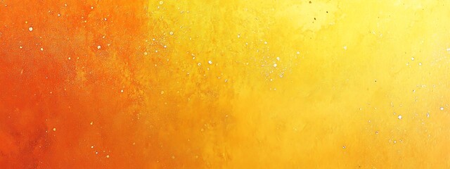 Wall Mural - Orange and yellow gradient background with a grunge texture