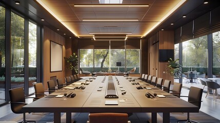 Wall Mural - The hotels meeting room offers a modern