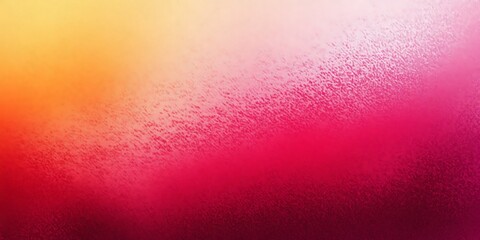 Wall Mural - Grainy noisy background, red pink yellow grungy texture