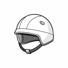 Wall Mural - Realistic empty helmet art vector