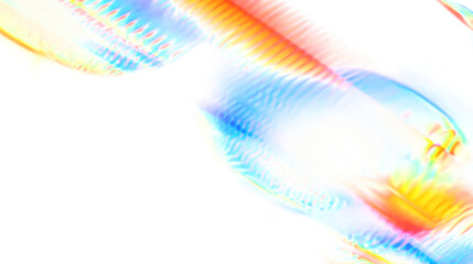 Canvas Print - Abstract rainbow light