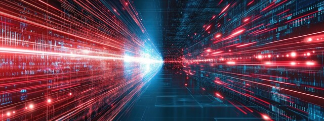 Innovative Digital Background for Science, AI, and Education