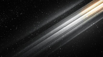 Poster - Brilliant galaxy illuminate the dark expanse of space, surrounded by countless stars twinkling in the background