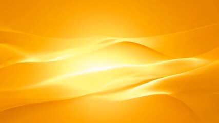 Wall Mural - abstract, dynamic and modern yellow, orange and gold color wave background for loop playback, web de