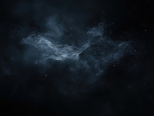 Wall Mural - A dark sky with a lot of stars and a nebula