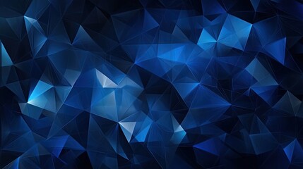 Wall Mural - abstract blue polygonal background with a dark blue and light blue gradient effect.