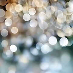 Wall Mural - Shiny abstract bokeh lights background. Festive glittering sparkly background, concept for holiday, celebration, New Year's Eve