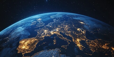 Wall Mural - Earth at Night