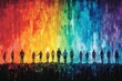 © julija - empowering image of diverse individuals with various abilities united in strength and inclusivity vibrant colors symbolizing hope and awareness