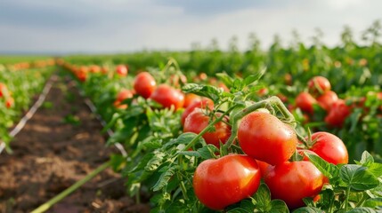 Canvas Print - Explain the economic impact of the organic food industry. Write about market growth, consumer demand trends, and the global market dynamics of organic food products.